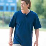 Augusta Two Button Baseball Jersey