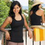 Bella 2x1 Rib Racerback Tanktop #4070