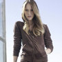 Bella velour hooded jacket #7807