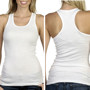 Bella sheer rib racerback tank