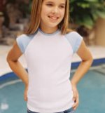 Bella Youth Cap Sleeve Raglan