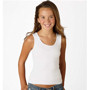 Bella youth rib wide strap tank top