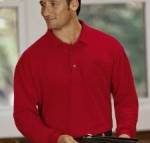 Outer Banks Long Sleeve Pique Knit Sport Shirt