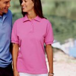 Anvil Cotton Deluxe Ladies' Pique Knit Sport Shirt.